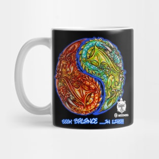 YIN AND YANG DRAGONS Mug